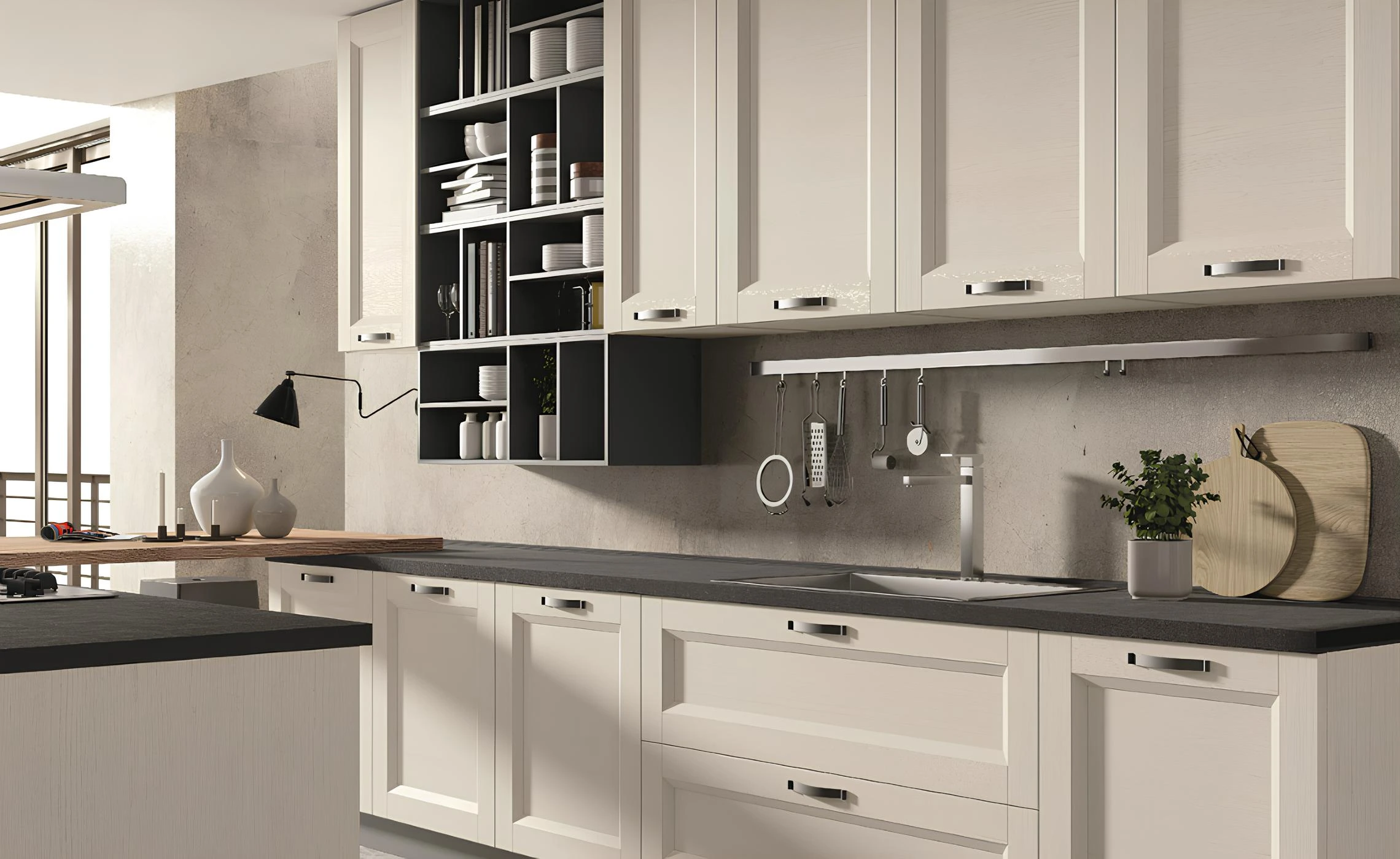 Cucina1 - Cucina di design su misura, progettazione interni di lusso | Quattroper