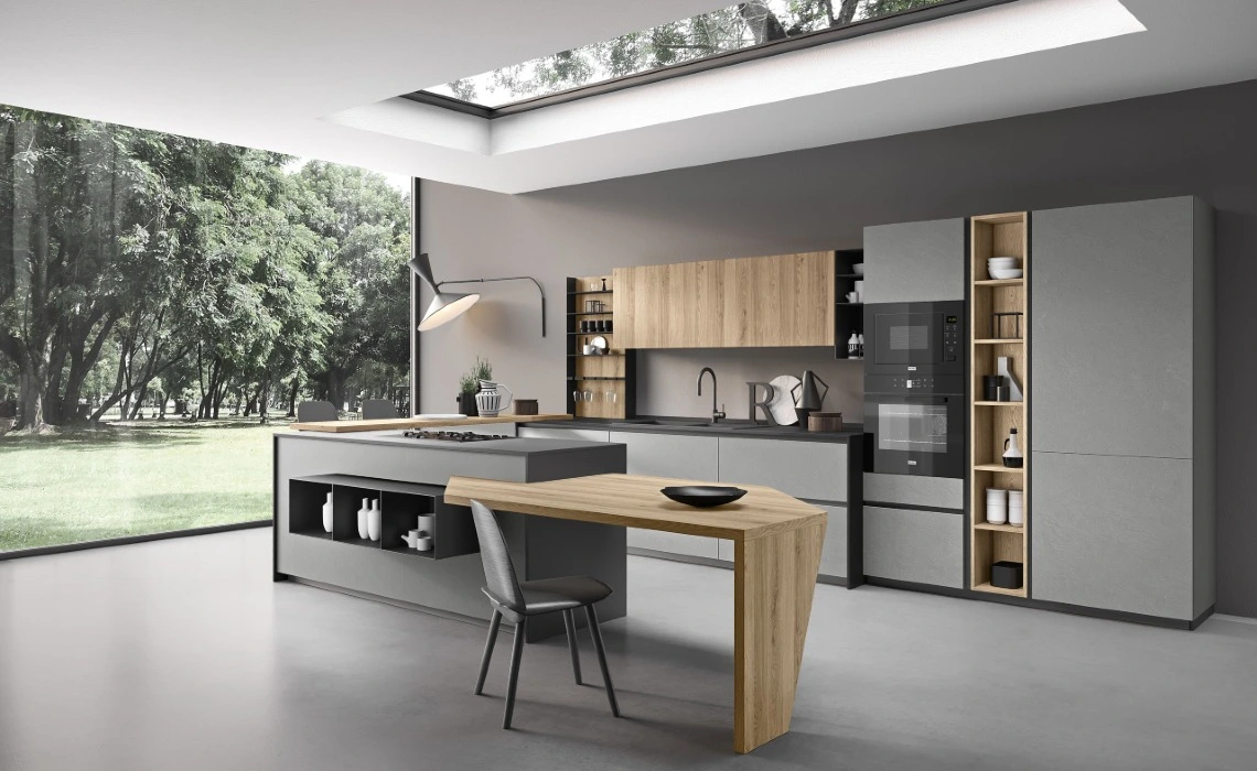 Cucina2 - Cucina di design su misura, progettazione interni di lusso | Quattroper