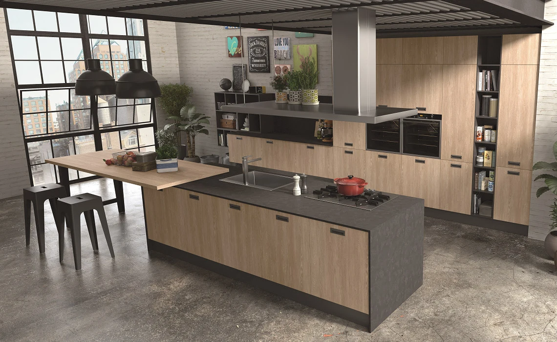 Cucina8 - Cucina di design su misura, progettazione interni di lusso | Quattroper